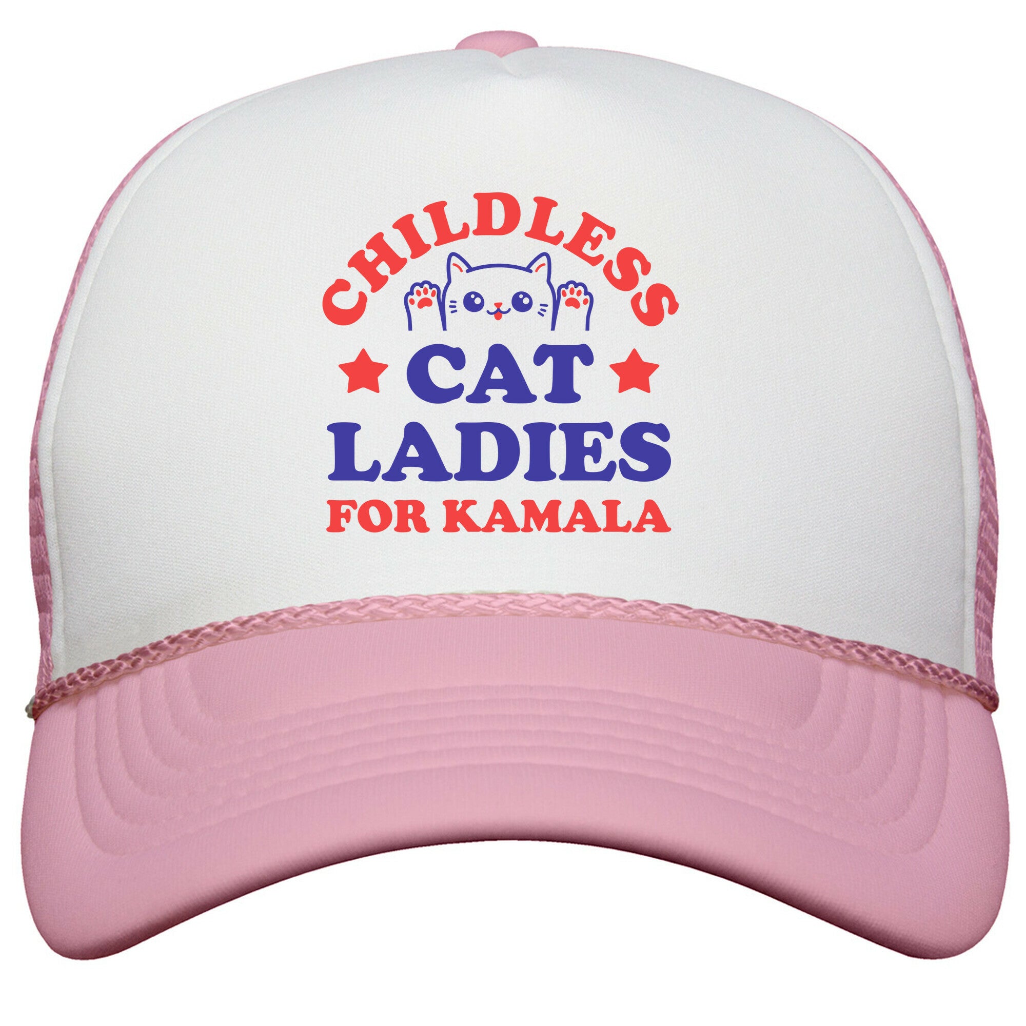 Childless Cat Ladies for Kamala Snapback Trucker Hat